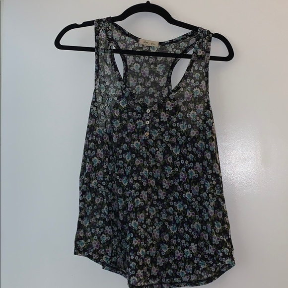 Floral tank top / women’s/ large / print / fun - Picture 1 of 5